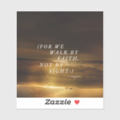 信仰ステッカーで歩く シール (シート)