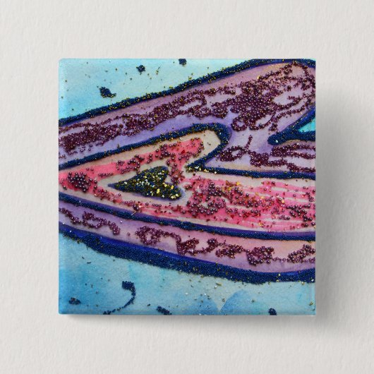 信仰ハートボタン 缶バッジ (正面)