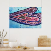 信仰ハートポスタープリント ポスター (キッチン)