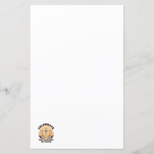 信仰ハーベストお祝い感動的 – アート (裏面)
