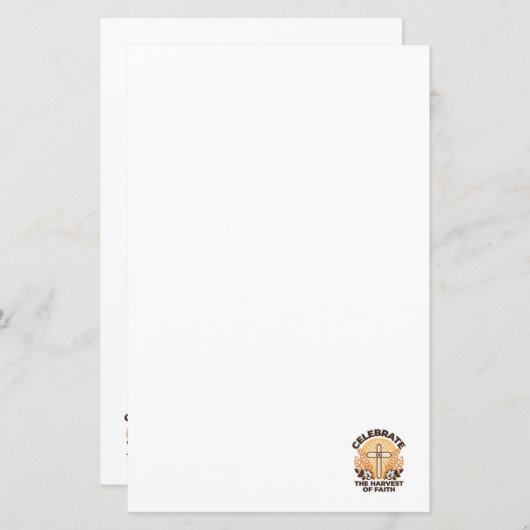 信仰ハーベストお祝い感動的 – アート (正面/裏面)