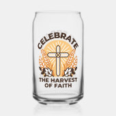信仰ハーベストお祝い感動的 – アート ガラス缶 (裏面)