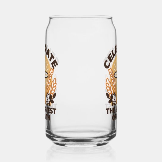 信仰ハーベストお祝い感動的 – アート ガラス缶 (右)