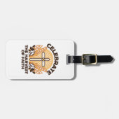 信仰ハーベストお祝い感動的 – アート ラゲッジタグ (正面横)