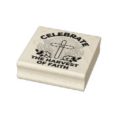 信仰ハーベストお祝い感動的 – アート ラバースタンプ (スタンプ)