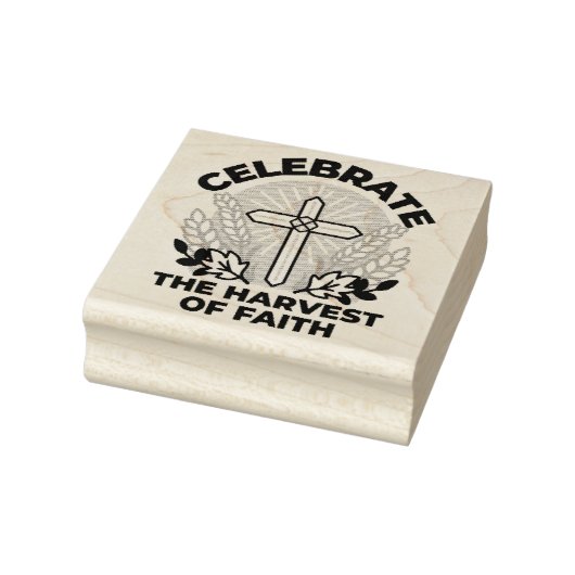 信仰ハーベストお祝い感動的 – アート ラバースタンプ (スタンプ)