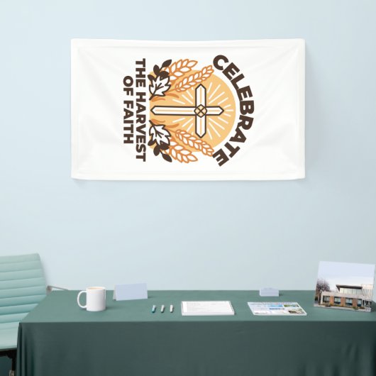 信仰ハーベストお祝い感動的 – アート 横断幕 (トレードショー)