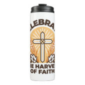 信仰ハーベストお祝い-感動的クリスティア タンブラー (正面)