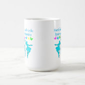 信仰バレリーナを恐れない コーヒーマグカップ (中央)
