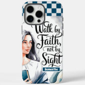 信仰パーソナライズされたのクリスチャン女性によって歩く Case-Mate iPhoneケース (裏面)