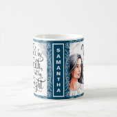 信仰パーソナライズされたクリスチャン女性マグで歩く コーヒーマグカップ (中央)