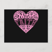 信仰ピンクハート乳がん認識度 案内ポストカード (正面)