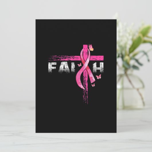 信仰ピンクリボンバタフライ乳癌が待つ 招待状 (スタンド正面)