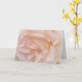 信仰ピンク赤面バラバイブル聖句の考えカード カード (黄色い花)