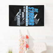 信仰フィットネスの動機：強いキリスト教信者である 横断幕 (インサイチュ)