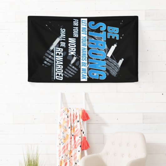 信仰フィットネスの動機:強いキリスト教信者である 横断幕 (インサイチュ)