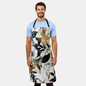 信仰フローラエプロン1004A エプロン (着用した状態)