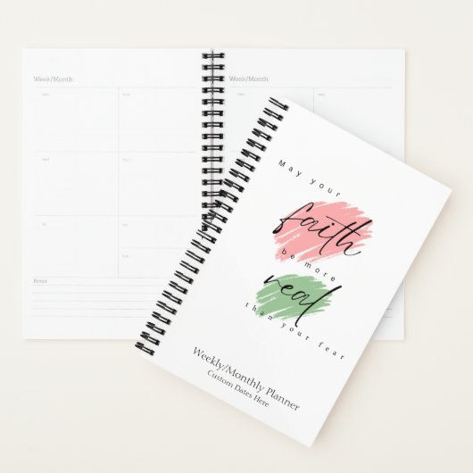 信仰プランナー |信仰と恐怖 プランナー手帳 (ディスプレー)