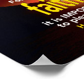 信仰ヘブル11:6感動的キリスト教徒 ポスター (角)