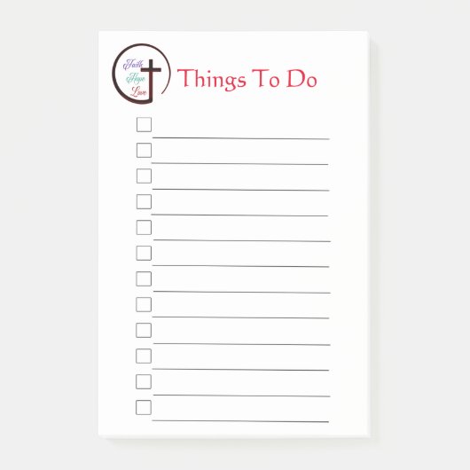 信仰ホップラブクロス ポストイット (正面)