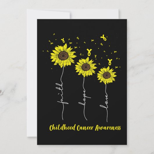 信仰ホープがひまわりを愛す小児がん粟根 セーブザデート (正面)