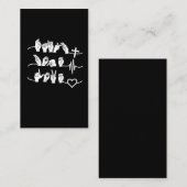 信仰ホープラブASLアメリカ手話 名刺 (正面/裏面)