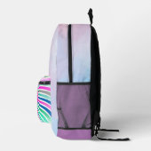 信仰ホープ愛ハートカラフルバックパック プリントバックパック (右)