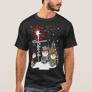 信仰ホープ愛雪だるまイエスダンデオンクリスチャン Tシャツ