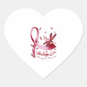 信仰ホープ愛髄膜炎認識度トンフライ ハートシール (正面)