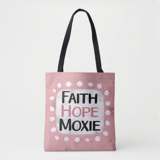 信仰ホープMoxieトートバッグ トートバッグ (正面)
