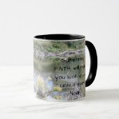 信仰ユー感動的モア引用文バイブル・クリスチャン マグカップ (正面右)