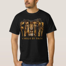 信仰ライオンTシャツ ブラック