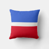 信仰ライトラブの青、赤、白 クッション (裏面)