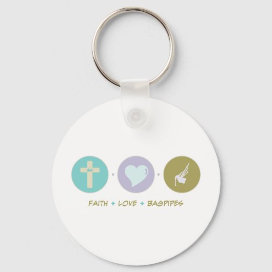 信仰ラブバグパイプ キーホルダー (正面)
