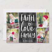 信仰ラブファミリー |クリスマスフォトコラージュ シーズンカード (正面)