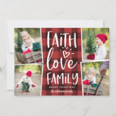 信仰ラブファミリー |クリスマスフォトコラージュ シーズンカード (正面)