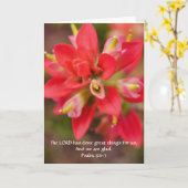 信仰ワイルドフラワーサンキューカード カード (黄色い花)