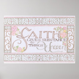 信仰与え物質ポスター ポスター