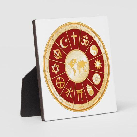 信仰世界 フォトプラーク (正面)