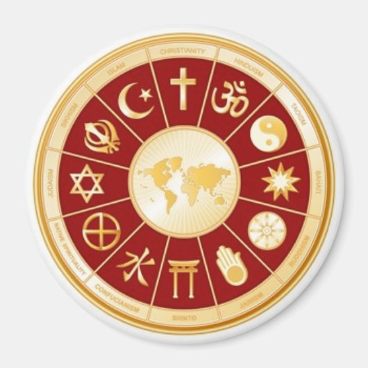 信仰世界 マグネット (正面)