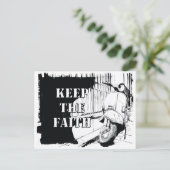 信仰保をスクーター ポストカード (スタンド正面)