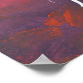 信仰保木の十字架の希望とインスピレーション ポスター (角)