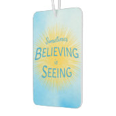 信仰信じのメッセージを見る カーエアーフレッシュナー (左)