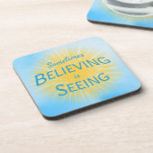 信仰信じのメッセージを見る コースター (左側)