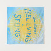 信仰信じのメッセージを見る タペストリー (正面(横))