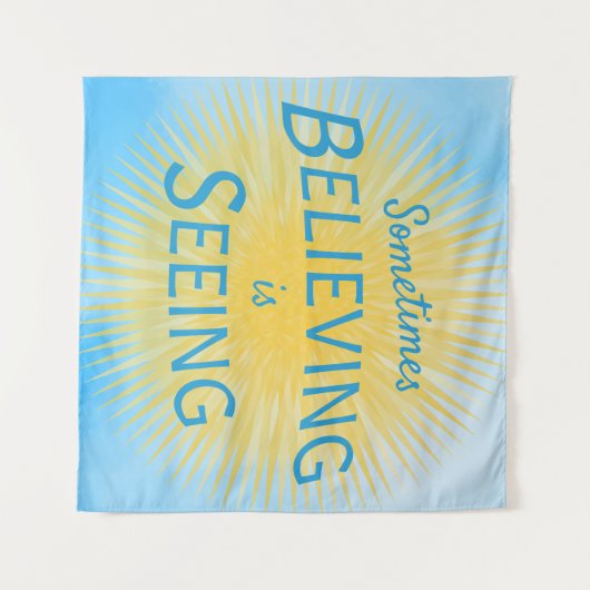 信仰信じのメッセージを見る タペストリー (正面(横))