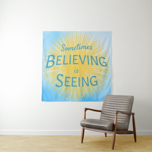 信仰信じのメッセージを見る タペストリー (インサイチュ)