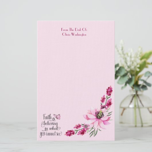 信仰信じの 便箋 (スタンド正面)