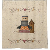 信仰初期の家族の友人シャワーカーテン シャワーカーテン (正面)