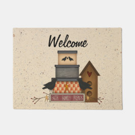 信仰初期の家族の友人ドアマット ドアマット